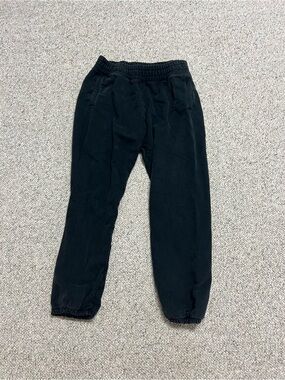 aerie Black Elastic-Waist Jogger Pants